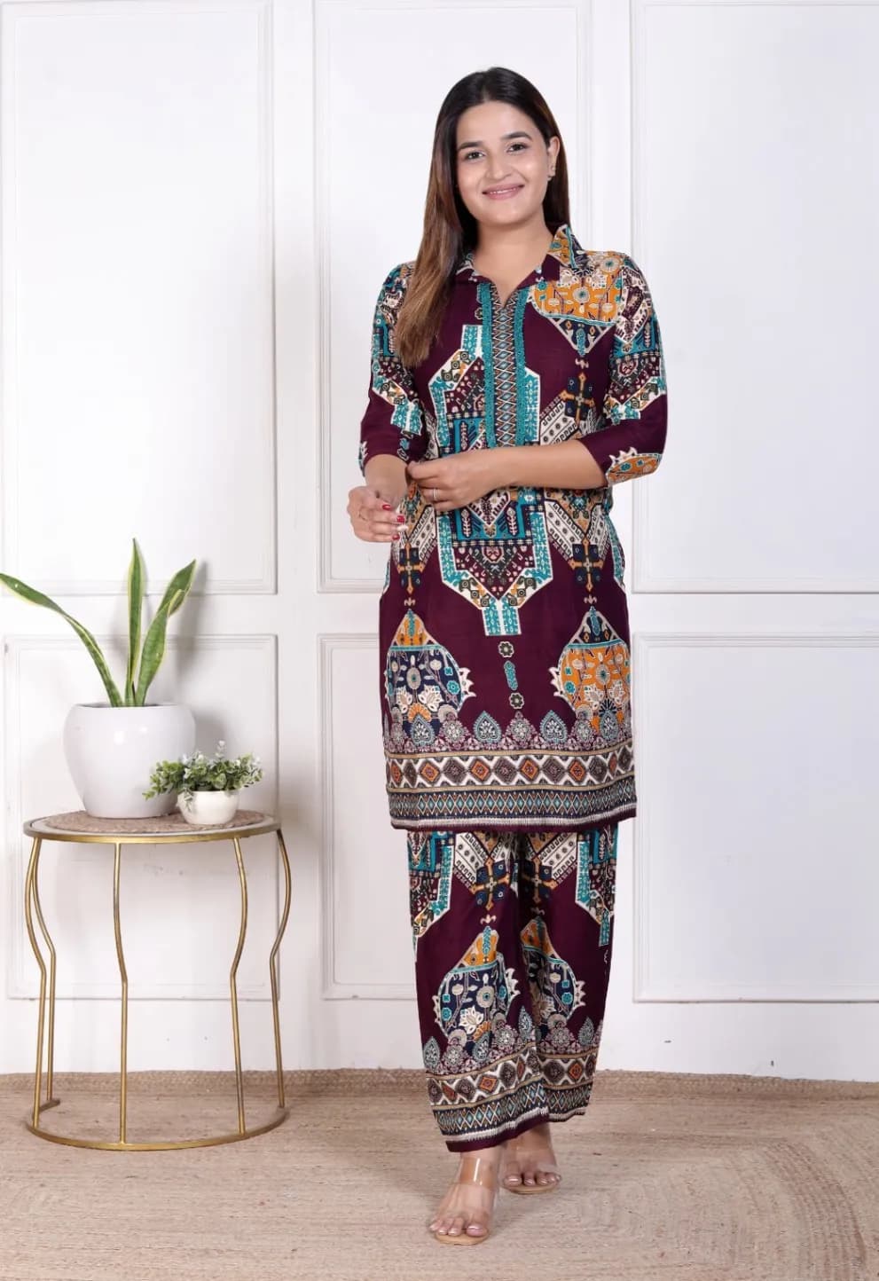 Ethnic Printed Co-Ord Set